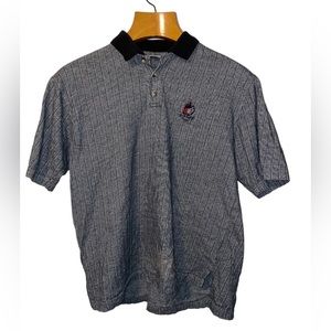 Vintage Walt Disney World Men's Disney Golf Embroidered Polo Shirt Gray medium